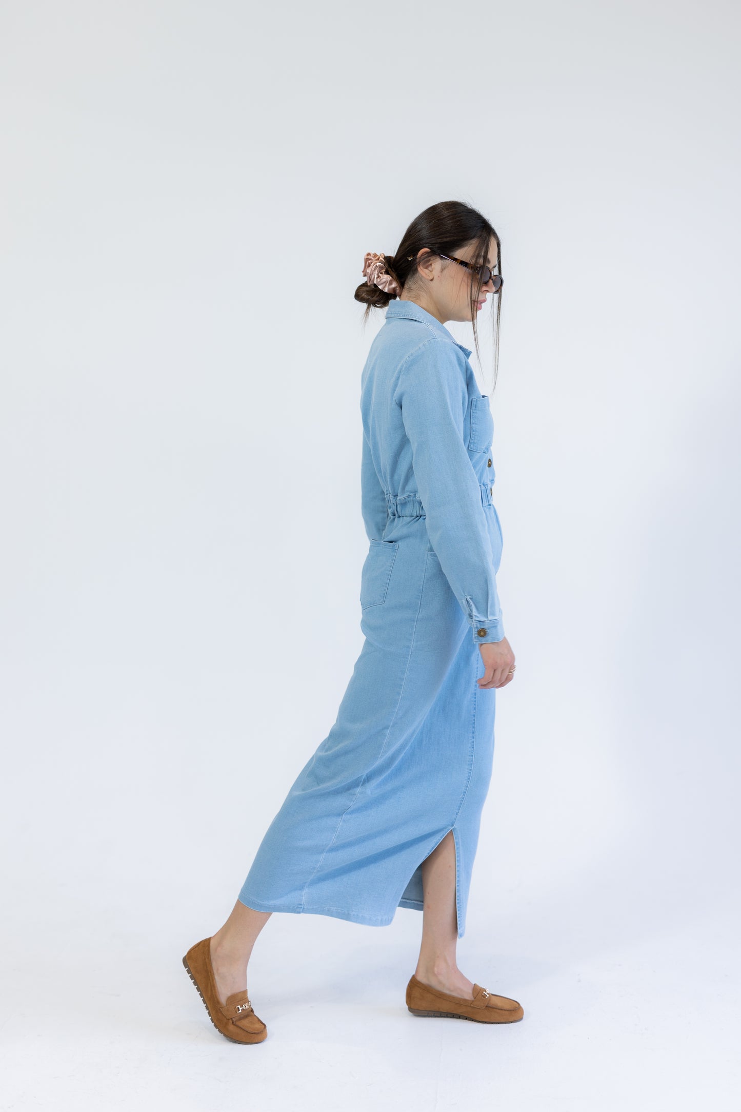The Orchidea Dress - Denim