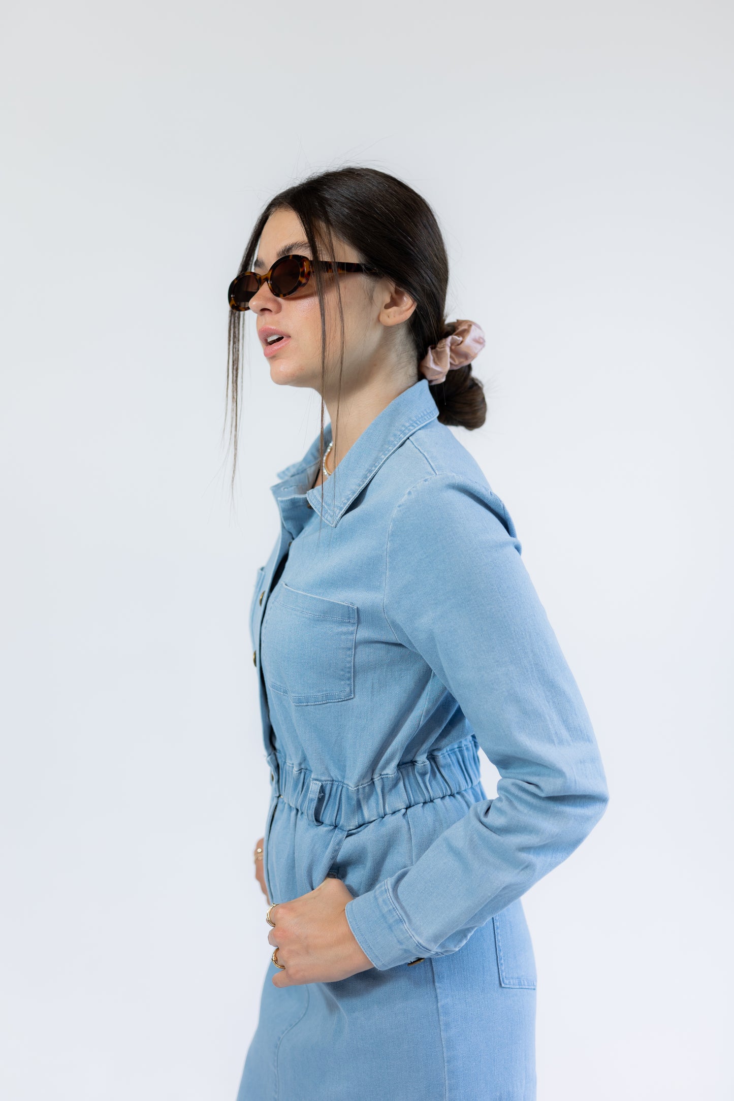 The Orchidea Dress - Denim