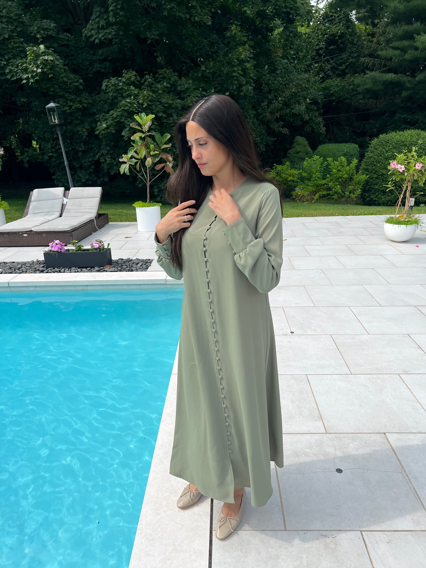 Magnolia Dress - Sage