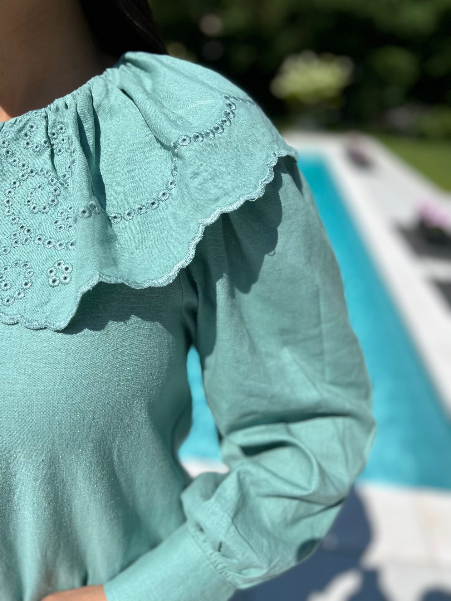Mandorla Dress - Seafoam