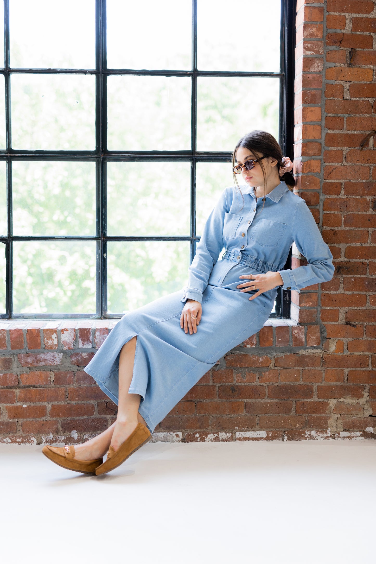 The Orchidea Dress - Denim