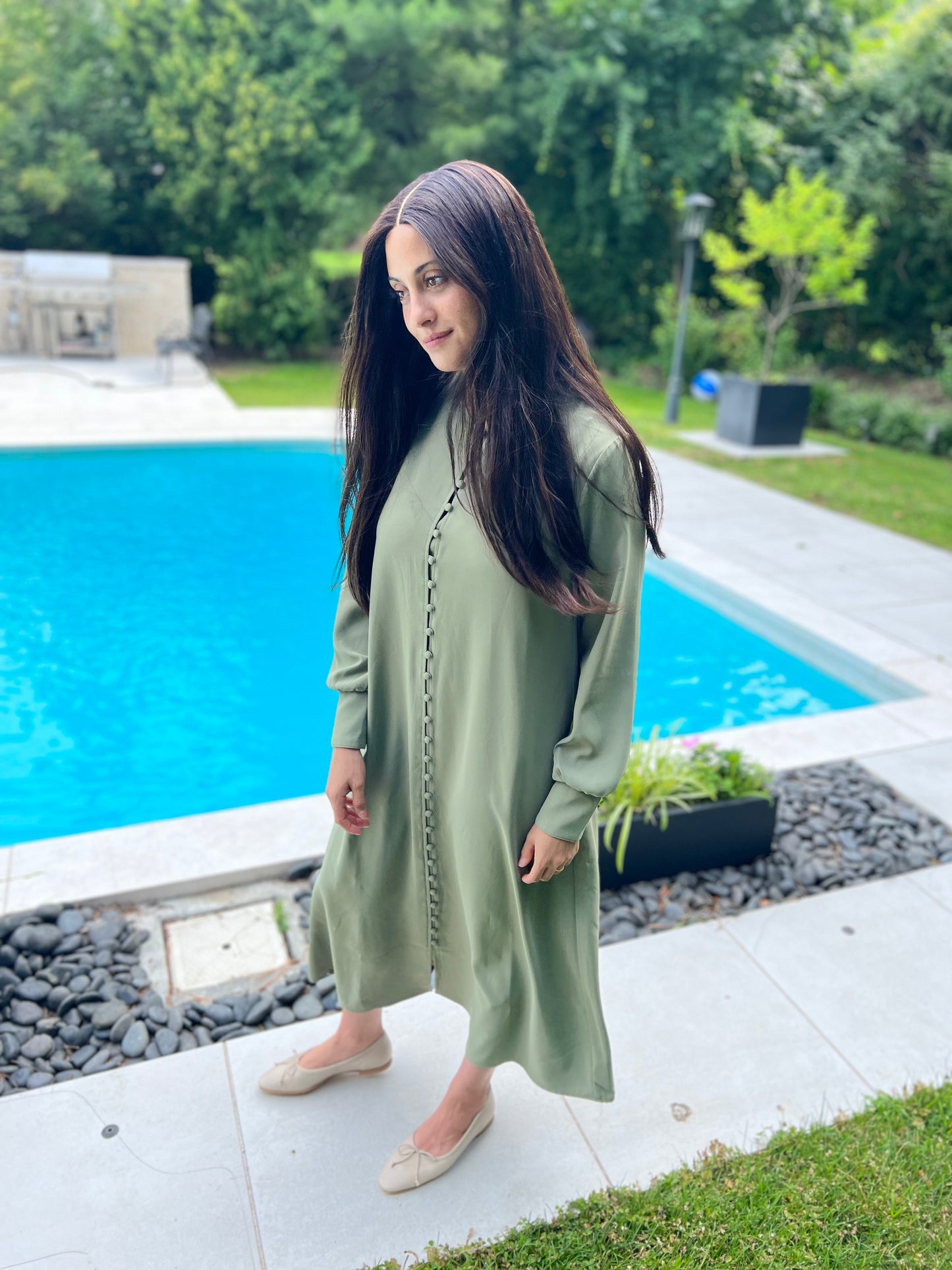 Magnolia Dress - Sage