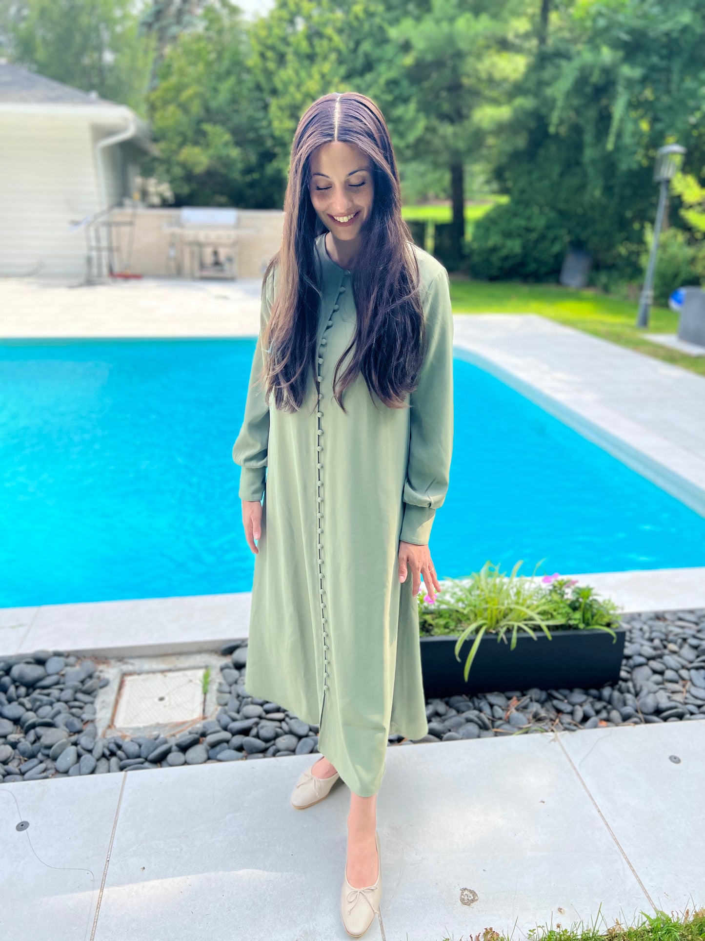 Magnolia Dress - Sage